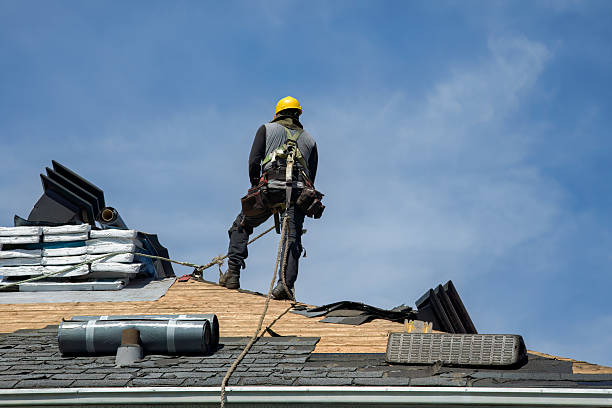 Professional Roof Installation technician working in Worden, MT
